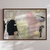 Håndlavet maleri med ramme - Courage and Celebration - Kristin Brin - Mixed media