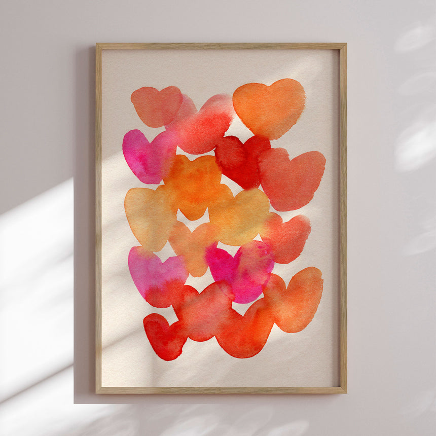 Plakat - Hearts - Ekaterina Koroleva