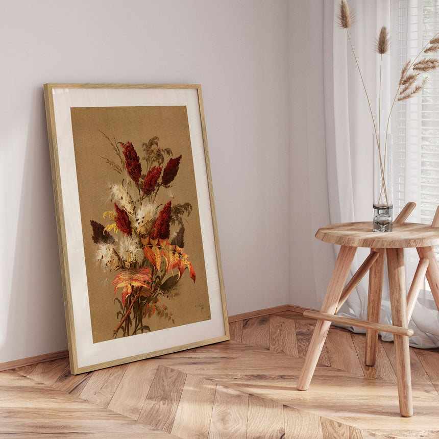 Plakat - Sumac and Milkweed - Ellen Thayer Fisher