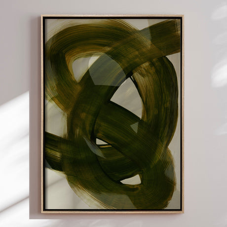 Lærredstryk - Tangled Brushstrokes II - Mareike Böhmer