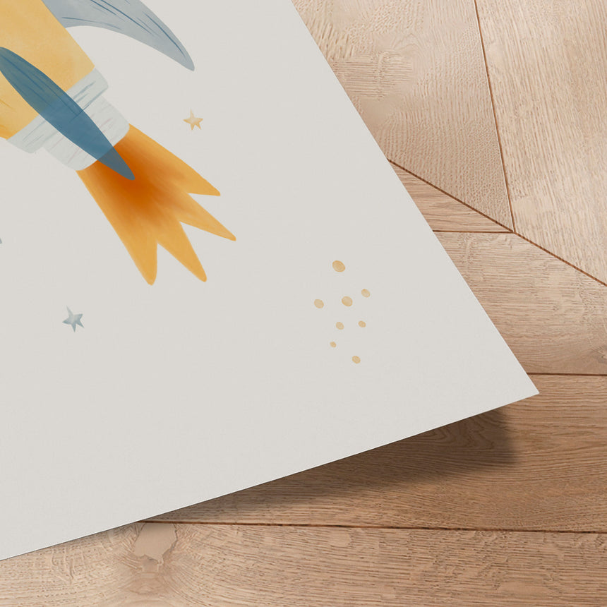 Plakat - Space Rocket - Menina Lisboa