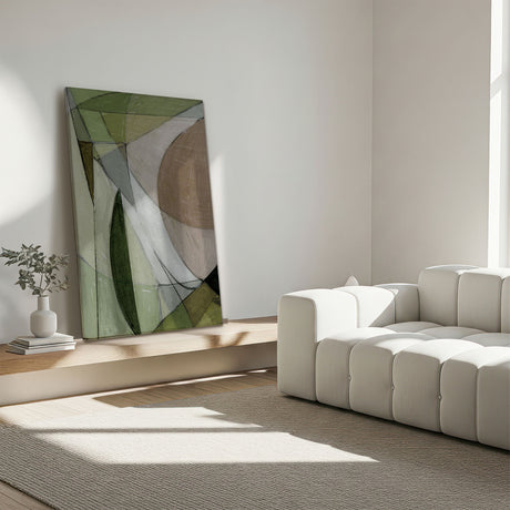Lærredstryk - Abstract Earth Tones - Dan Hobday