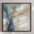 Premium maleri med sort ramme - Blue Storm I - E. Thorne - Incado