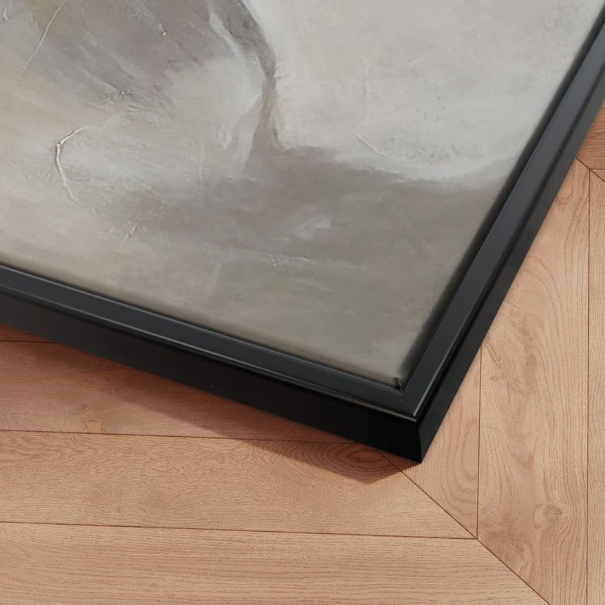 Premium maleri med sort ramme - Wandering Lines - E. Thorne - Incado