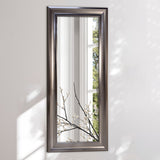 Antik spejl med sølvramme - Metal finish - Incado