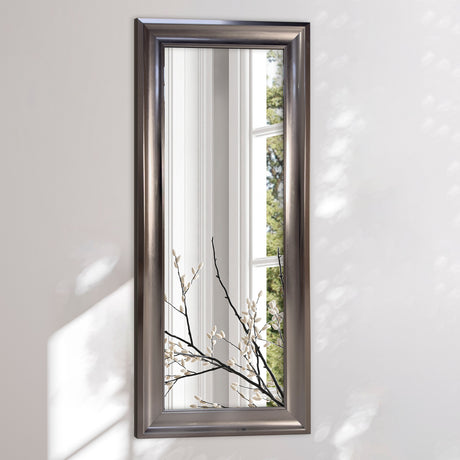 Antik spejl med sølvramme - Metal finish - Incado