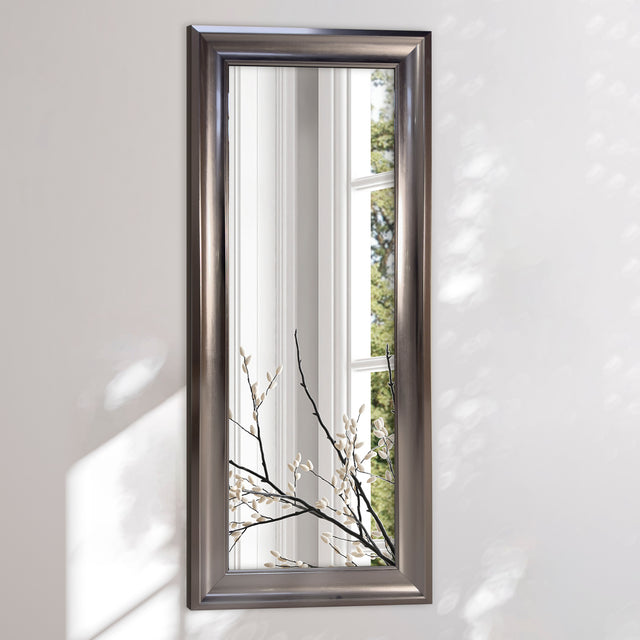 Antik spejl med sølvramme - Metal finish - Incado