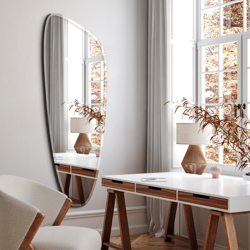 Asymmetrisk spejl med facetkant - Incado