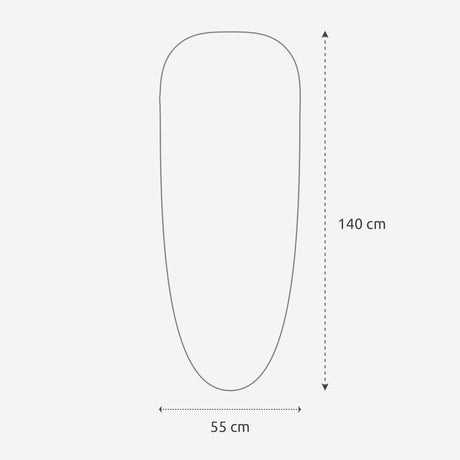 Organisk spejl - Oval - Incado