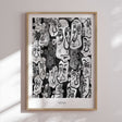 Plakat - Faces III - Tine Olander - Incado