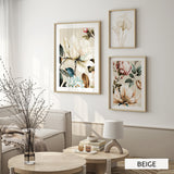 Billedvæg m. rammer og plakater - Trio - Incado