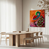 Lærredstryk - The Wise Parrot - Susse Volander
