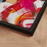 Håndlavet maleri med ramme - Red Emotions - Mixed media - Incado