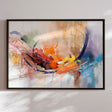 Håndlavet maleri med ramme - Abstract Storm III - Mixed media - Incado