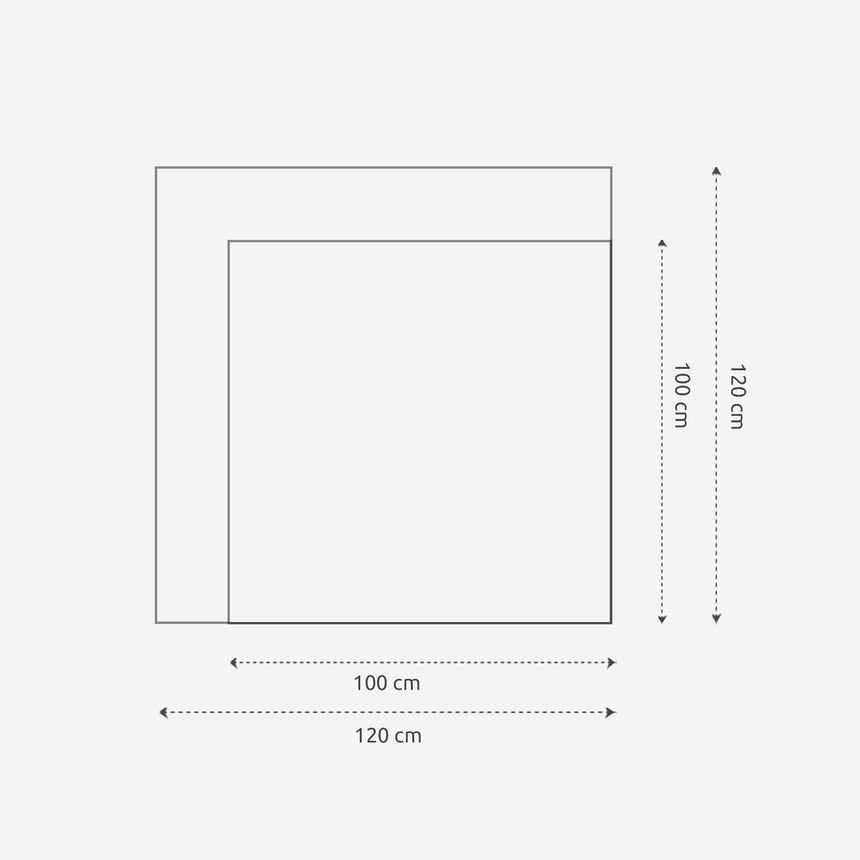 Danmarkskort i sort ramme - Grey - Plakat
