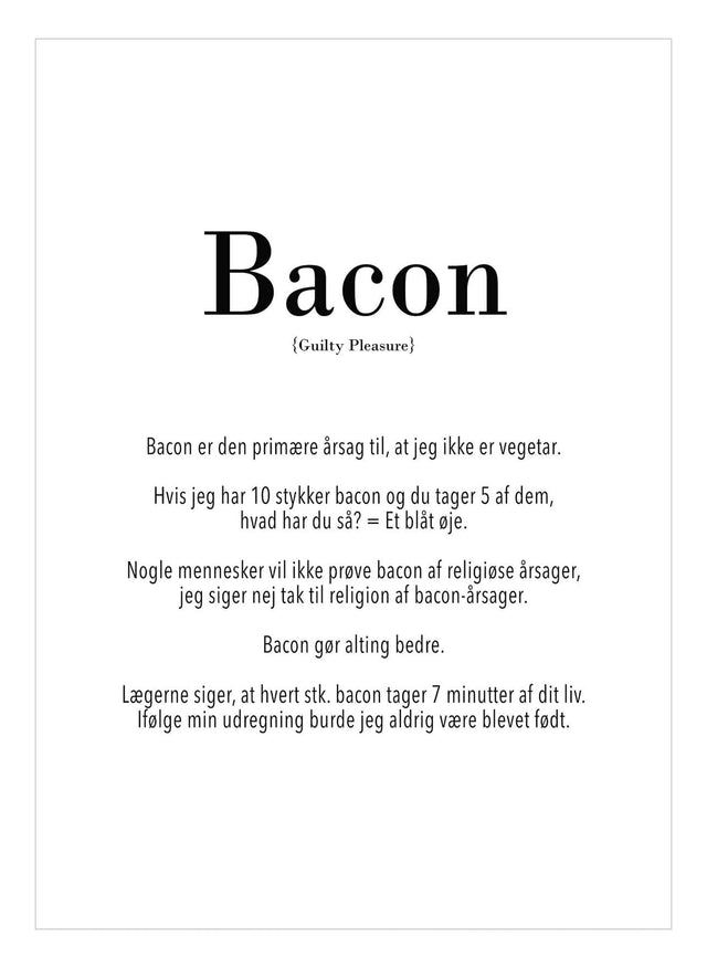 Art Card - Bacon - Incado