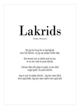 Art Card - Lakrids - Incado