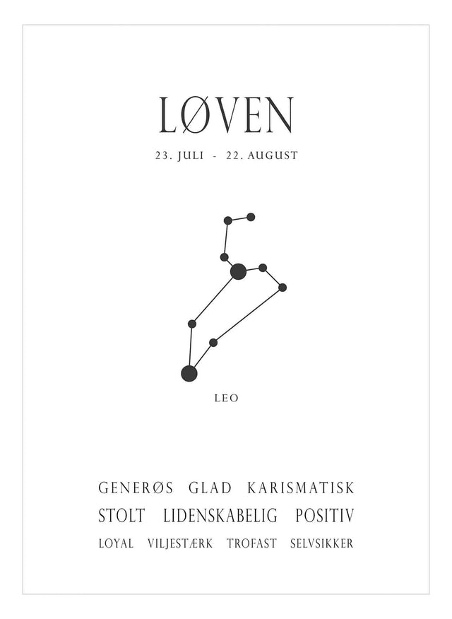 Art Card - Løven - Incado