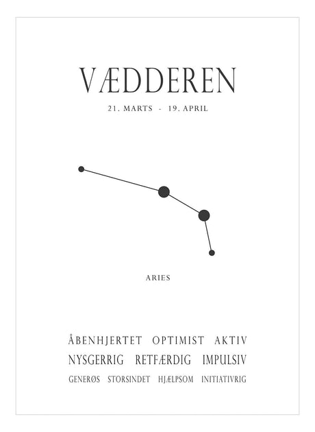Art Card - Vædderen - Incado