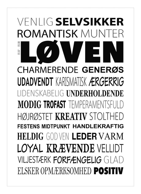 Art Card - Løven - Incado