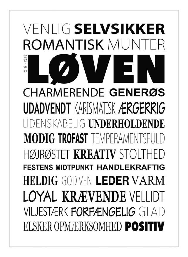 Art Card - Løven - Incado