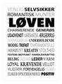 Art Card - Løven - Incado