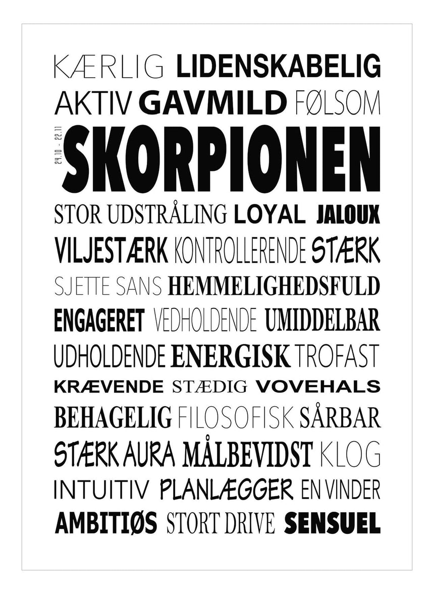 Art Card - Skorpionen - Incado