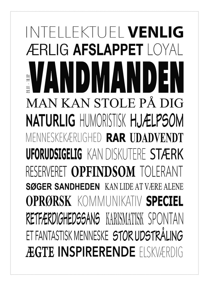 Art Card - Vandmanden - Incado