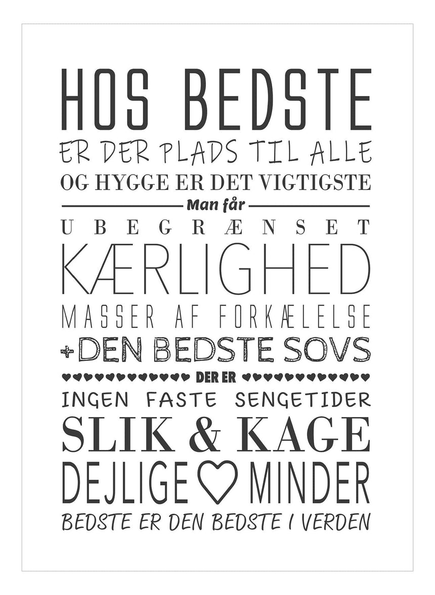 Art Card - Hos Bedste - Incado