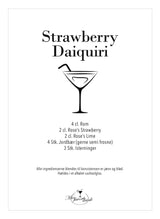 Art Card - Strawberry Daiquiri - Incado