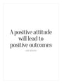 Art Card - Positive Attitude - Incado