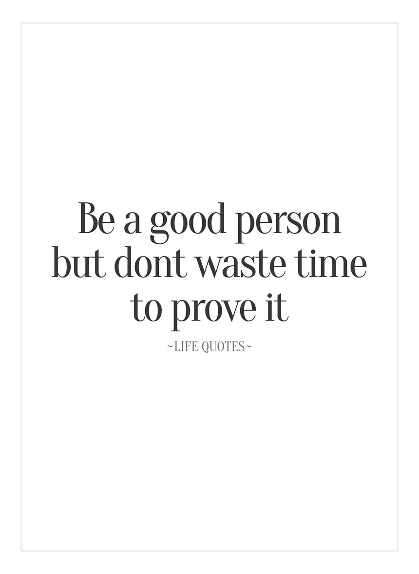 Art Card - Be a Good Person - Incado