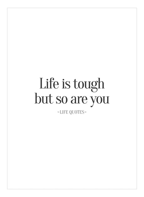 Art Card - Life is Tough - Incado
