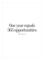 Art Card - One Year Equals - Incado
