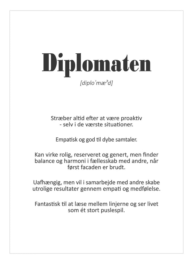 Art Card - Diplomaten - Incado