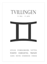 Art Card - Tvillingen - Incado