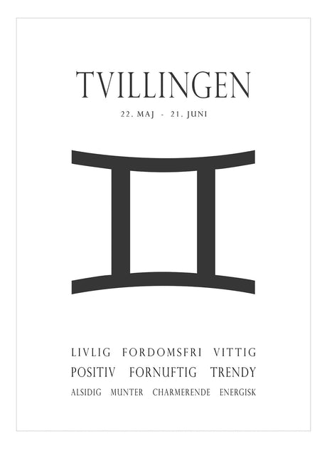 Art Card - Tvillingen - Incado