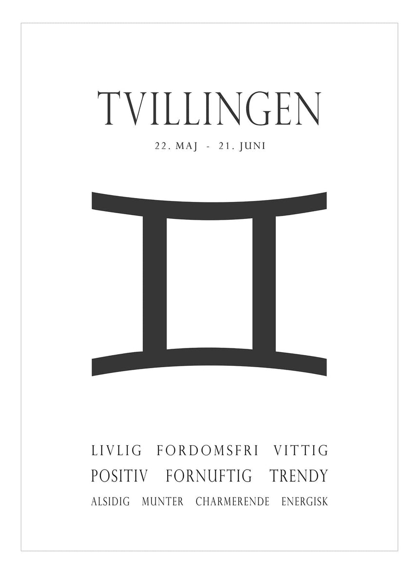 Art Card - Tvillingen - Incado